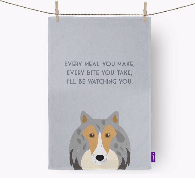 'I'll be watching you' Tea Towel