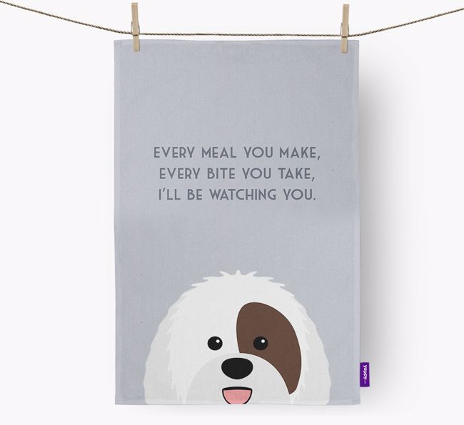 'I'll be watching you' Dish Towel