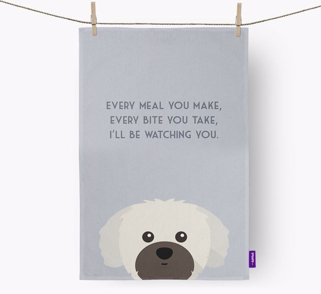 'I'll be watching you' Dish Towel