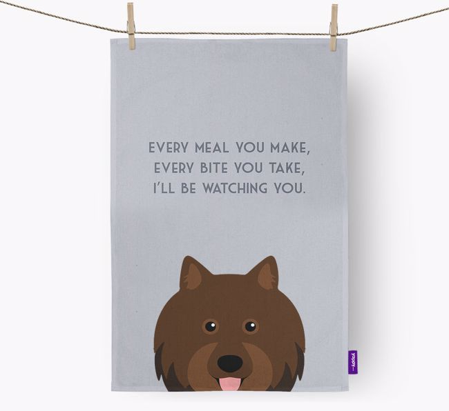 'I'll be watching you' Dish Towel