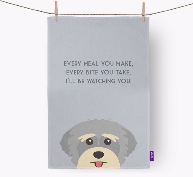 'I'll be watching you' Tea Towel