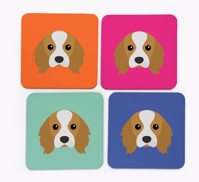 {breedCommonName} Icon Coasters 4 pack