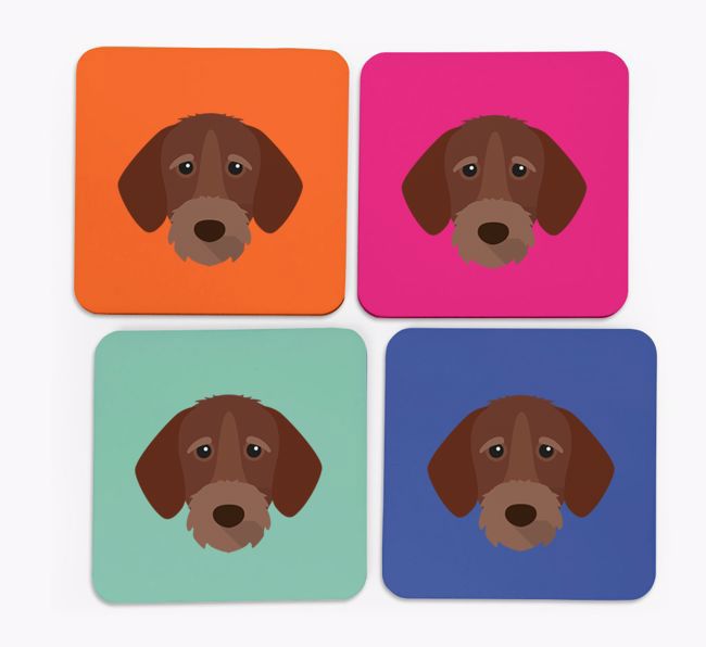 {breedCommonName} Icon Coasters 4 pack