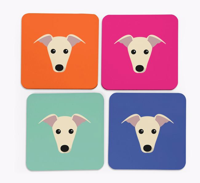 {breedCommonName} Icon Coasters 4 pack