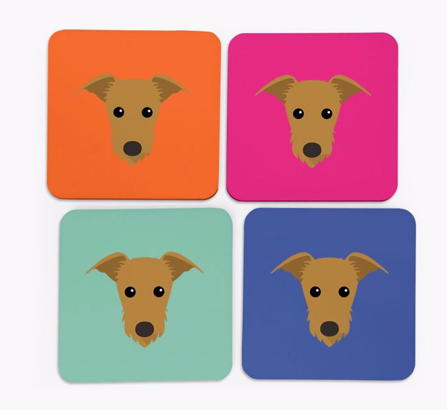 {breedCommonName} Icon Coasters 4 pack