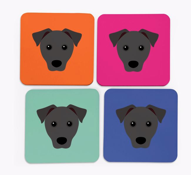 {breedCommonName} Icon Coasters 4 pack