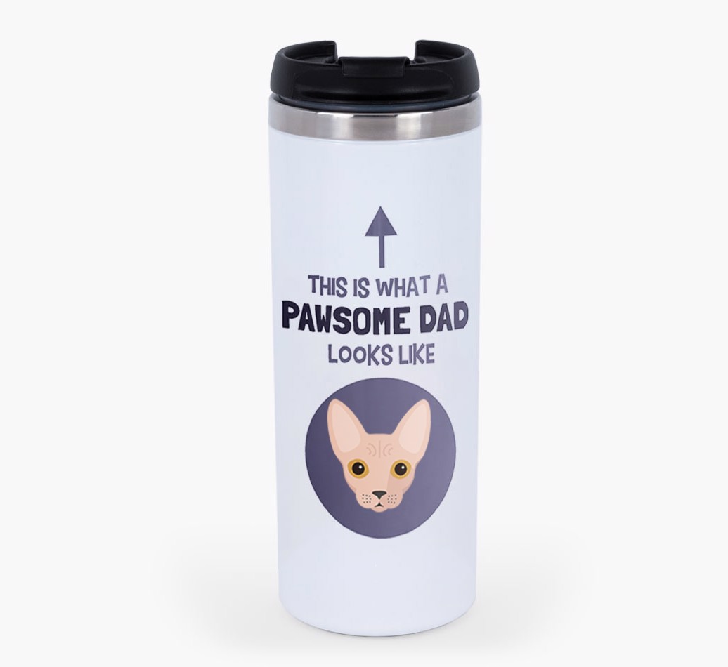 'Pawsome Dad' - Personalised Travel Mug