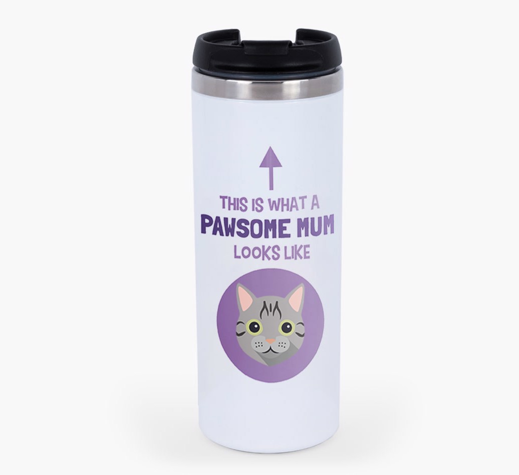 'Pawsome Mum' - Personalised Travel Mug