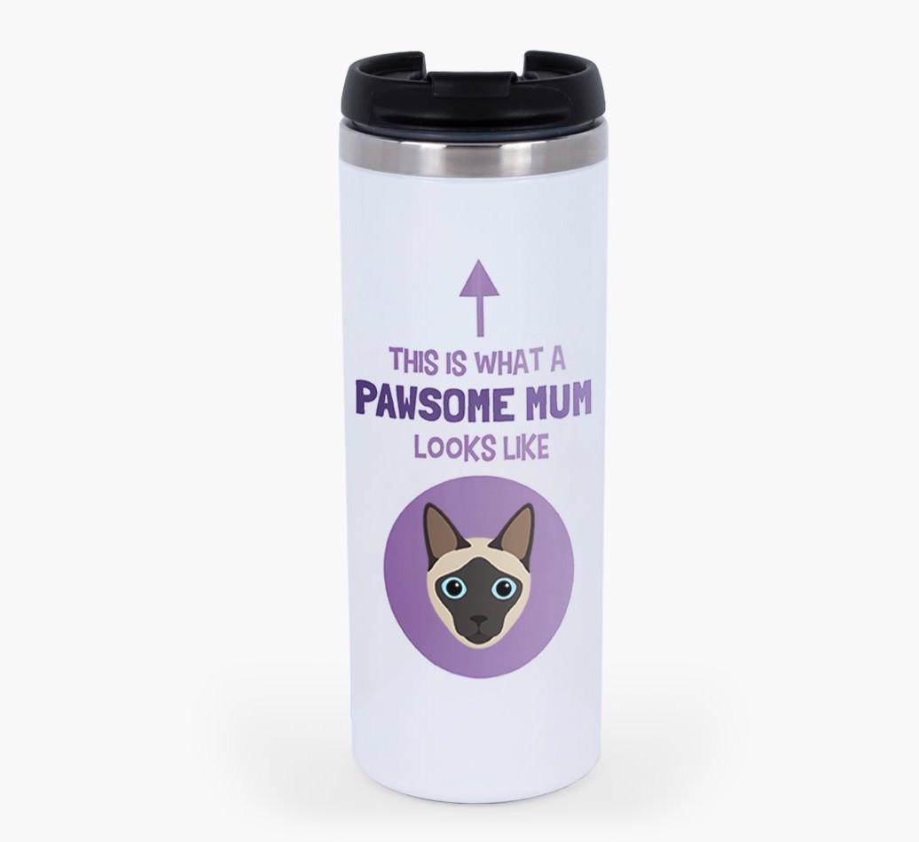 'Pawsome Mum' - Personalised Travel Mug