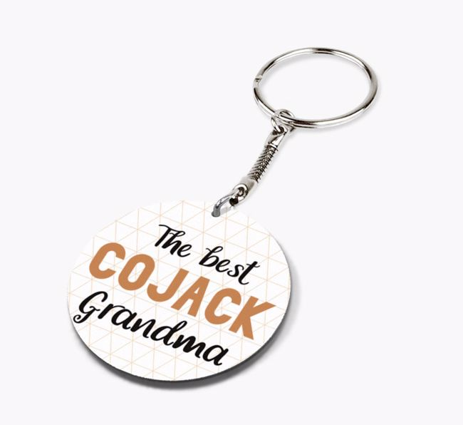 Best Grandma: Personalised {breedFullName} Keyring