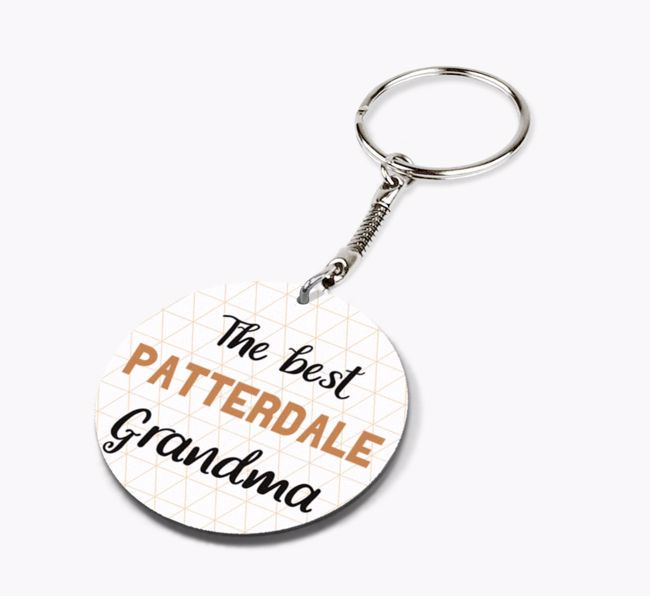 Best Grandma: Personalised {breedFullName} Keyring
