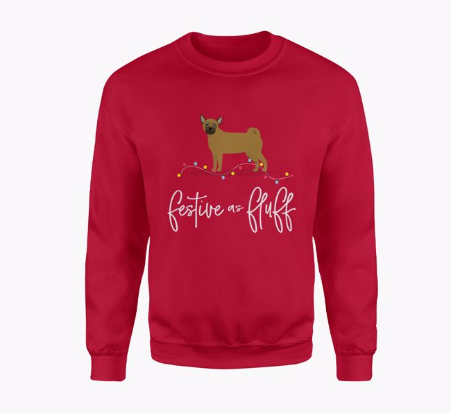 Festive as Fluff: Personalised {breedFullName} Adult Jumper