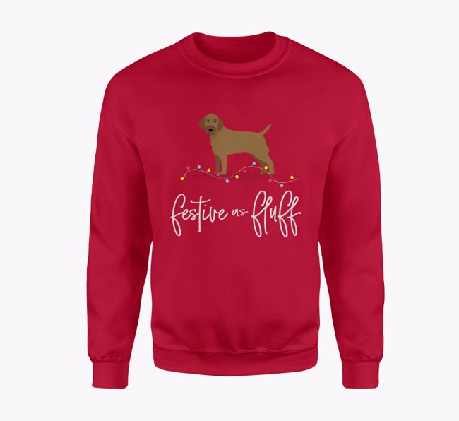 Festive as Fluff: Personalised {breedFullName} Adult Jumper