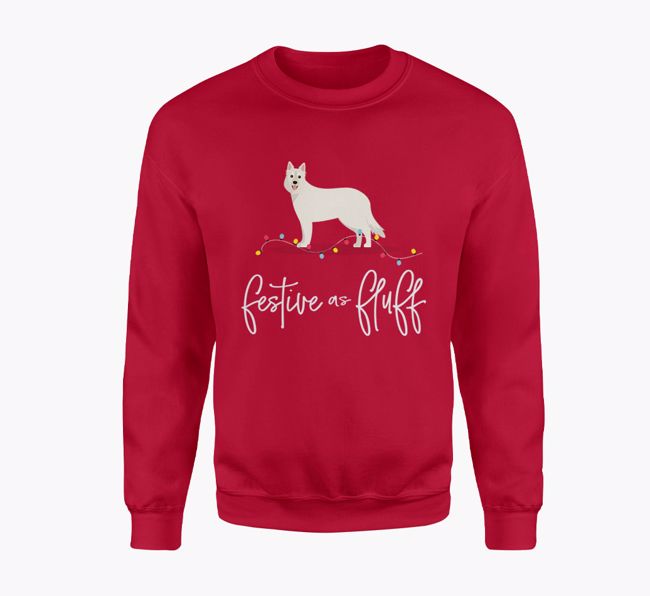 Festive as Fluff: Personalised {breedFullName} Adult Jumper