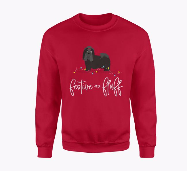 Festive as Fluff: Personalised {breedFullName} Adult Jumper