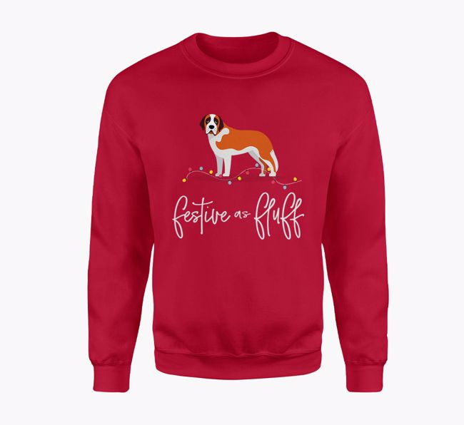 Festive as Fluff: Personalised {breedFullName} Adult Jumper