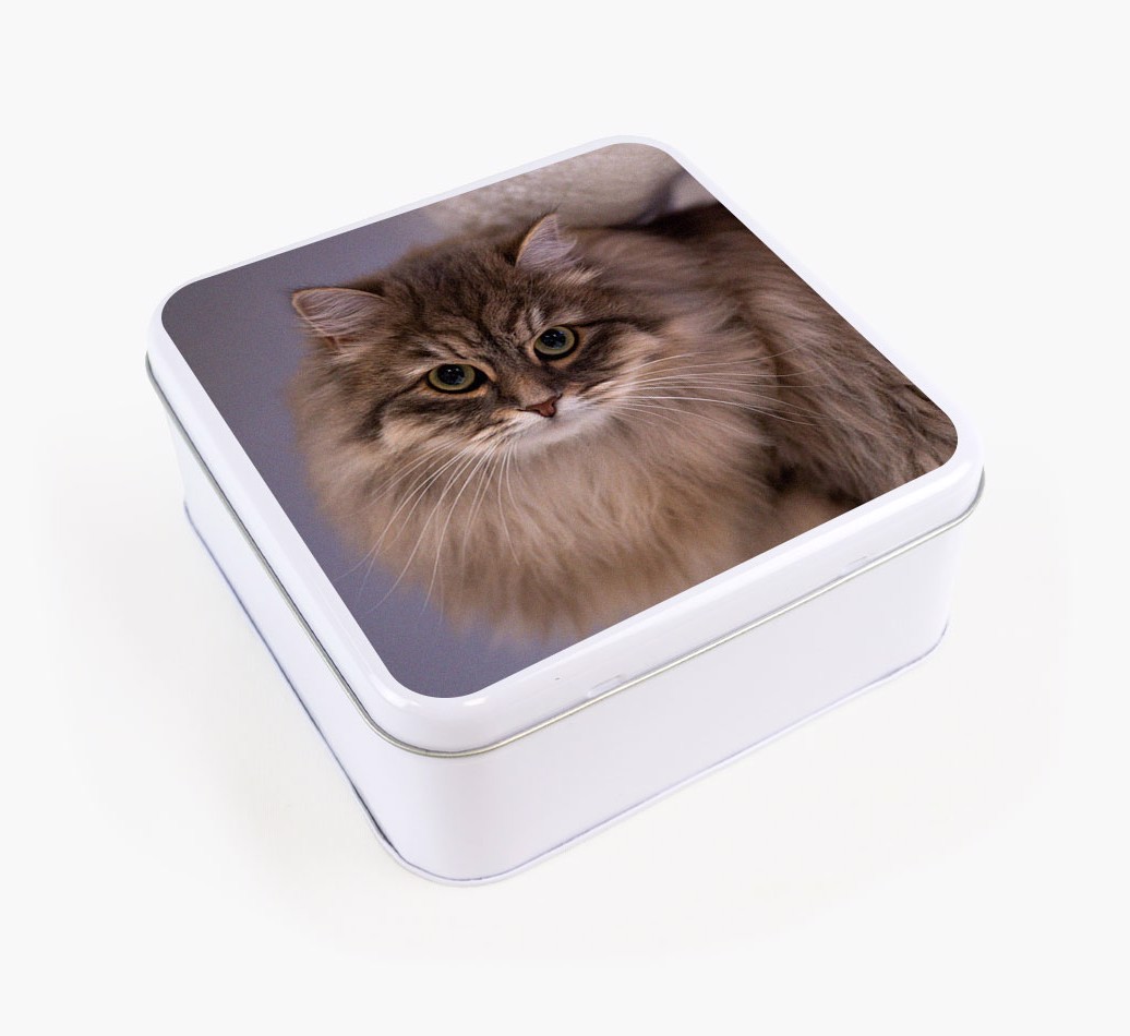 'Photo Upload - Personalised {breedFullName} Treat Tin - View of front