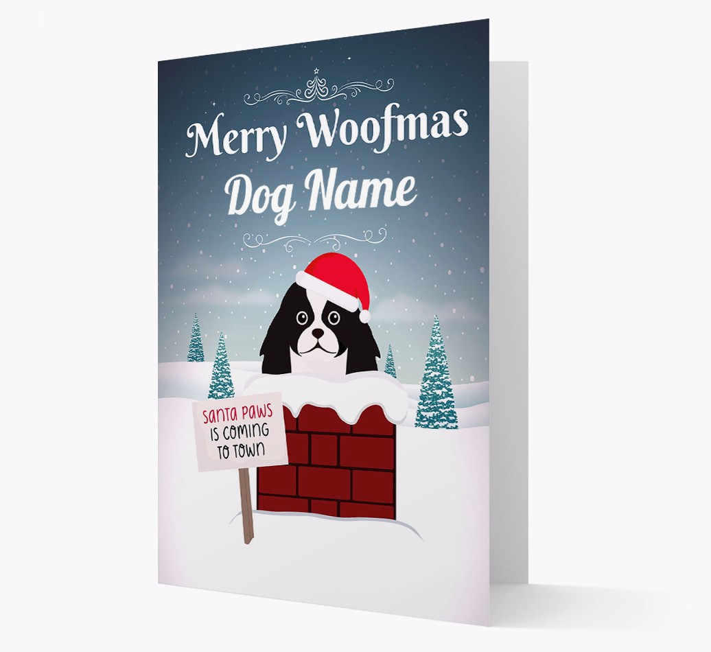 Merry Woofmas: Personalised {breedFullName} Christmas Card - front