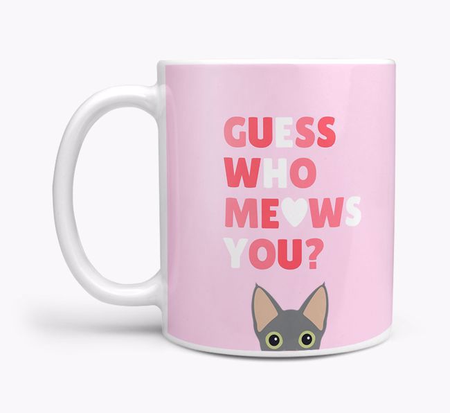 Guess Who Meows You: Personalised {breedFullName} Mug