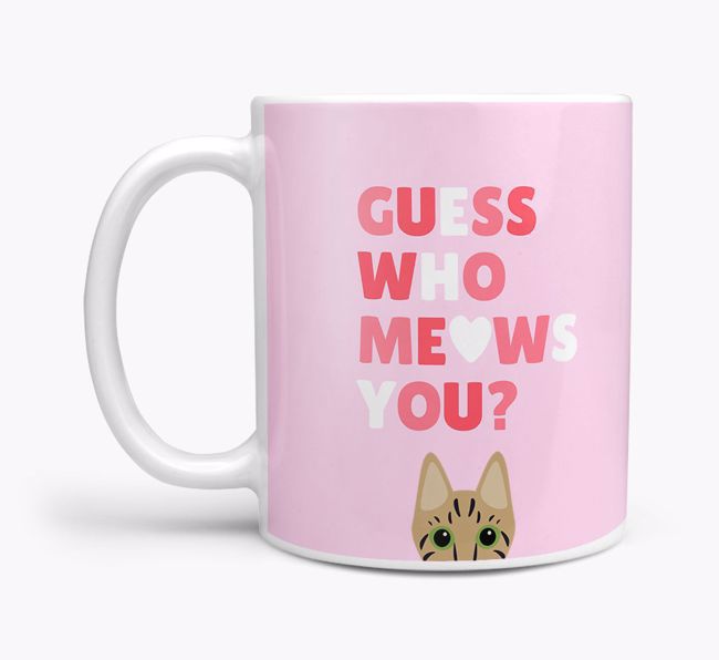 Guess Who Meows You: Personalized {breedFullName} Mug
