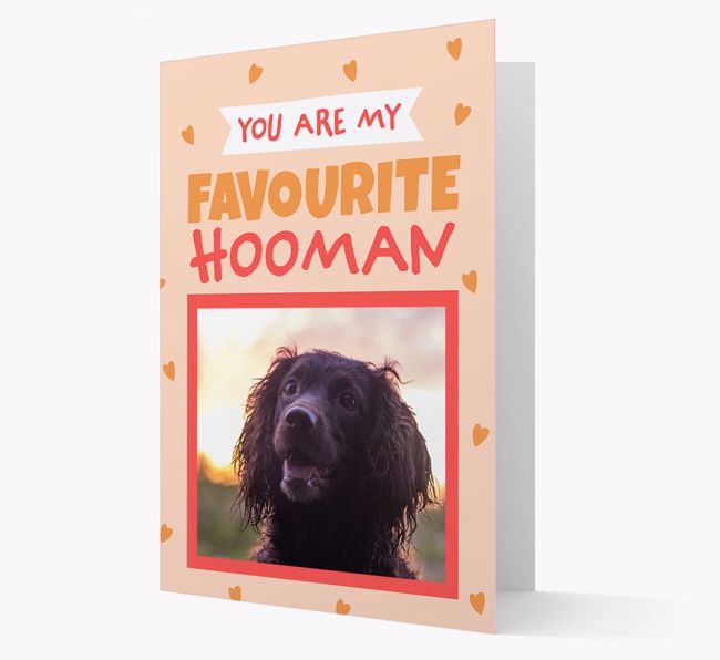 'Favourite Hooman' - {breedFullName} Photo Upload Card