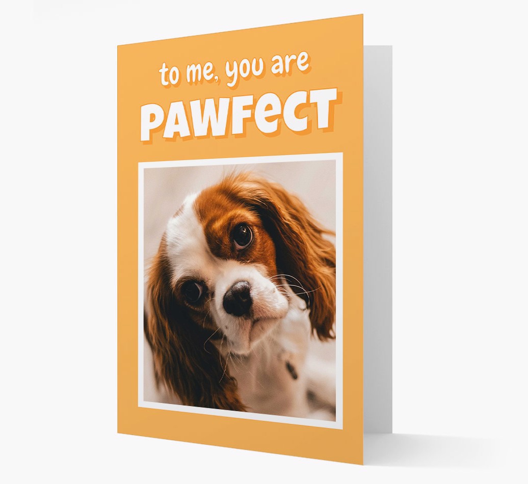 'You are Pawfect' - Personalized {breedCommonlName} Card - Front