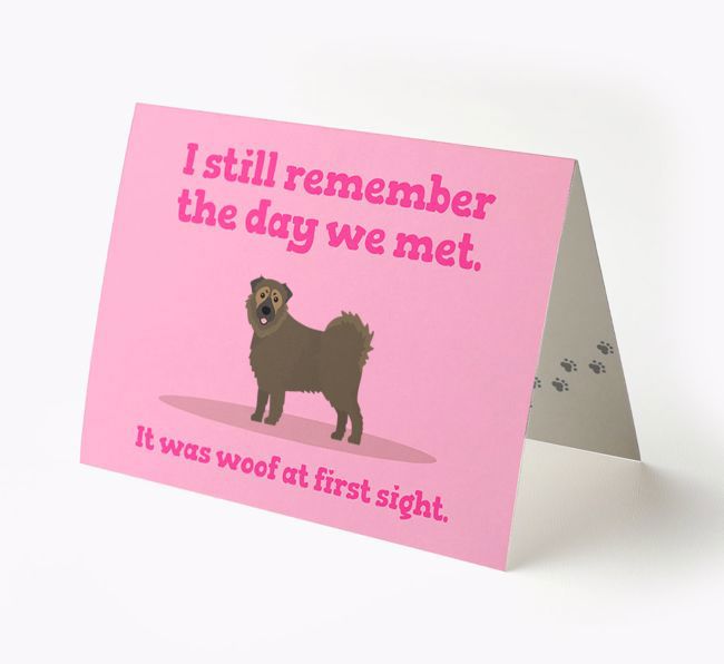 'The Day We Met' - Personalized {breedFullName} Card