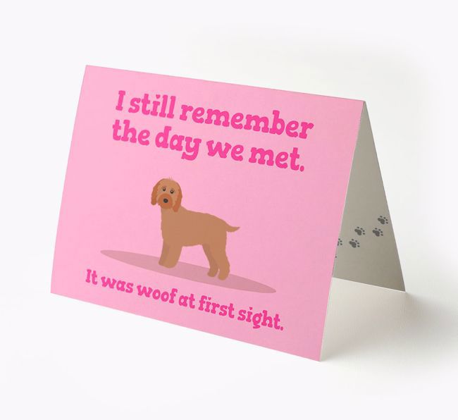 'The Day We Met' - Personalised {breedFullName} Card