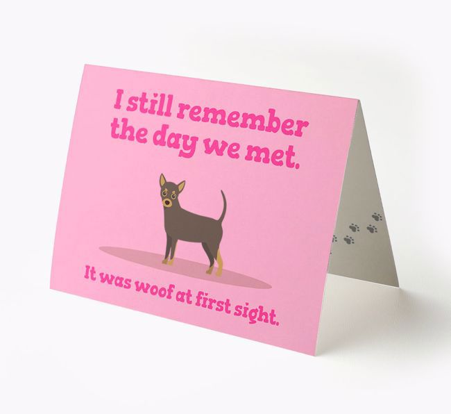 'The Day We Met' - Personalised {breedFullName} Card