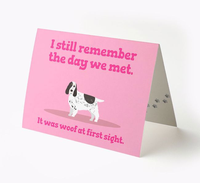 'The Day We Met' - Personalized {breedFullName} Card