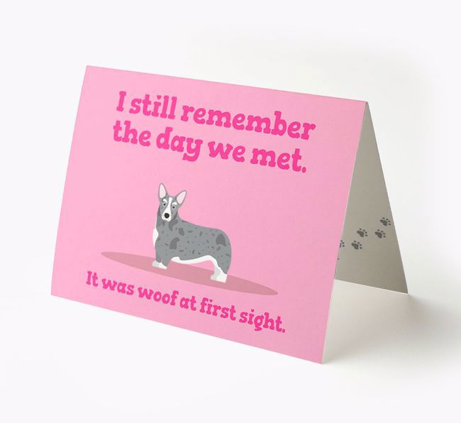 'The Day We Met' - Personalized {breedFullName} Card