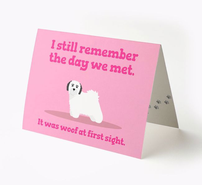 'The Day We Met' - Personalized {breedFullName} Card