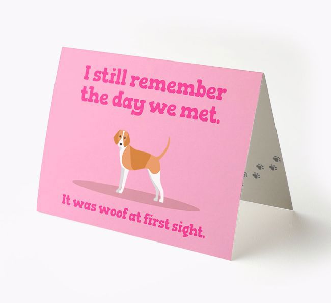 'The Day We Met' - Personalized {breedFullName} Card