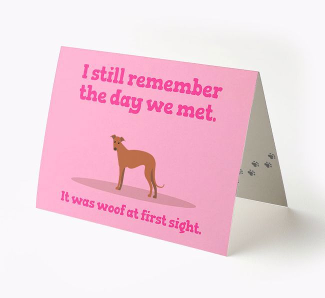 'The Day We Met' - Personalised {breedFullName} Card