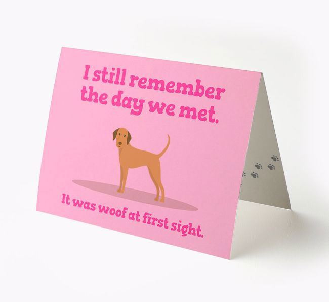 'The Day We Met' - Personalised {breedFullName} Card