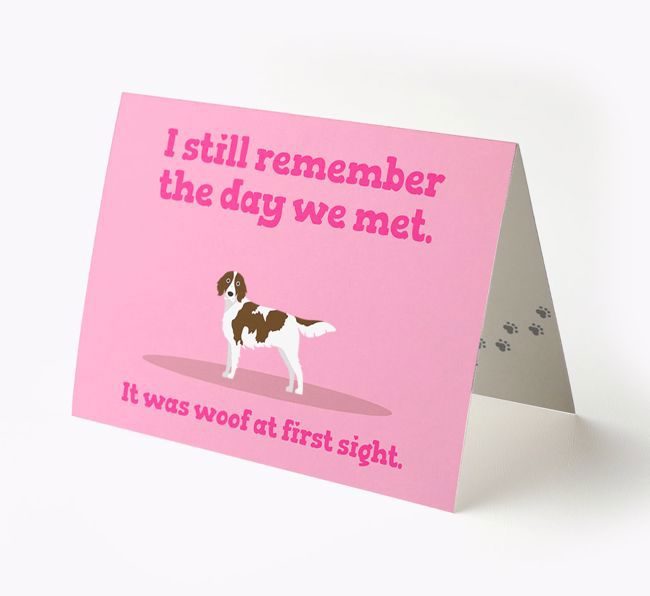 'The Day We Met' - Personalised {breedFullName} Card