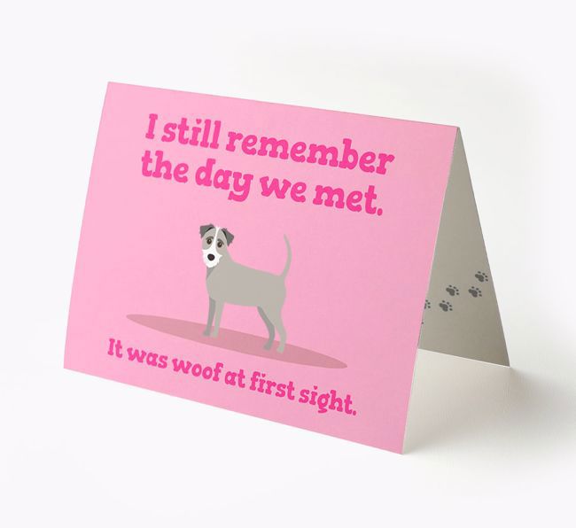 'The Day We Met' - Personalized {breedFullName} Card