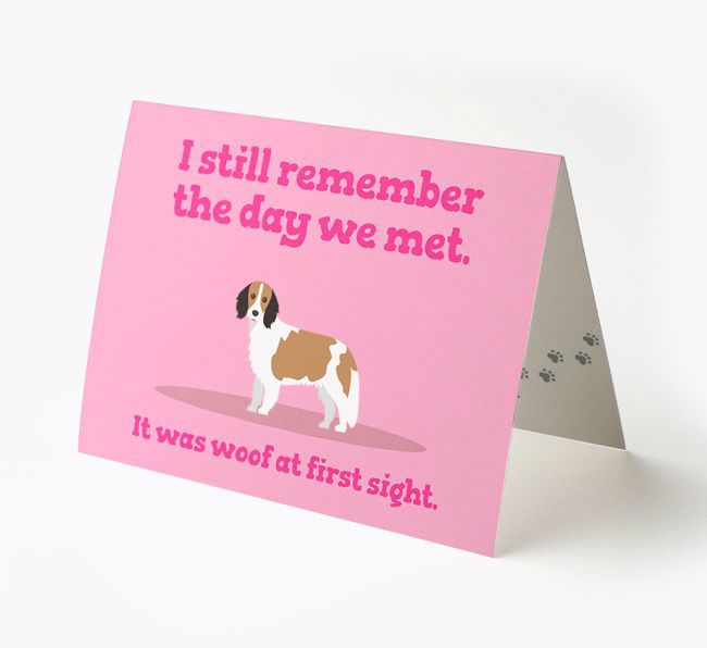 'The Day We Met' - Personalised {breedFullName} Card