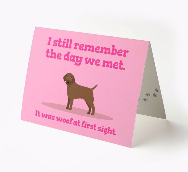 'The Day We Met' - Personalized {breedFullName} Card