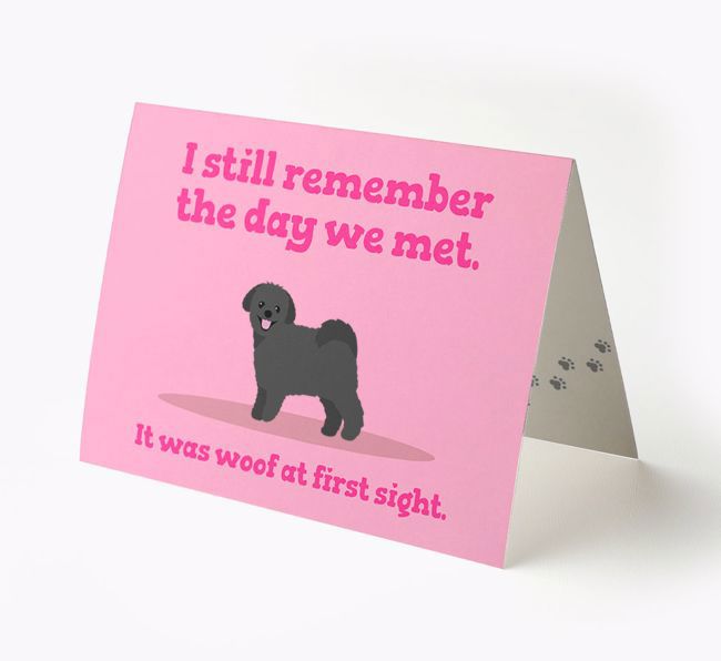 'The Day We Met' - Personalized {breedFullName} Card