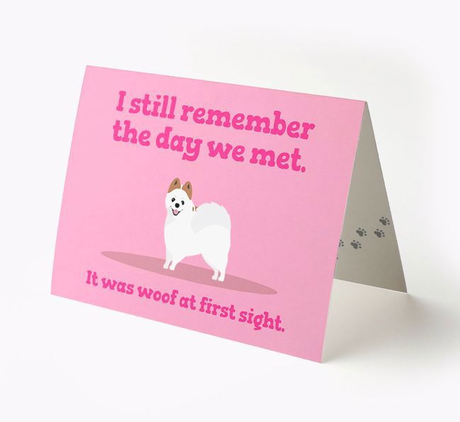 'The Day We Met' - Personalised {breedFullName} Card