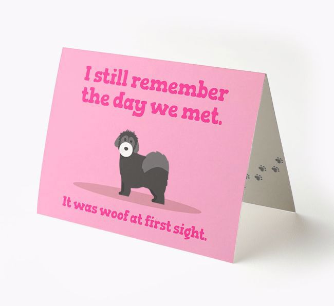 'The Day We Met' - Personalized {breedFullName} Card