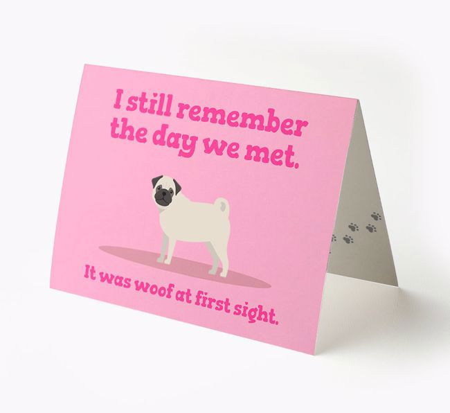 'The Day We Met' - Personalized {breedFullName} Card