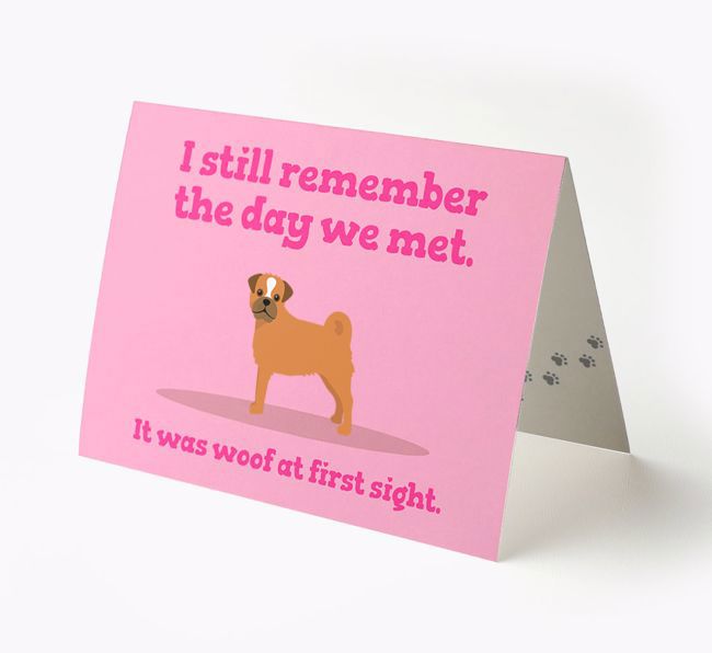 'The Day We Met' - Personalized {breedFullName} Card