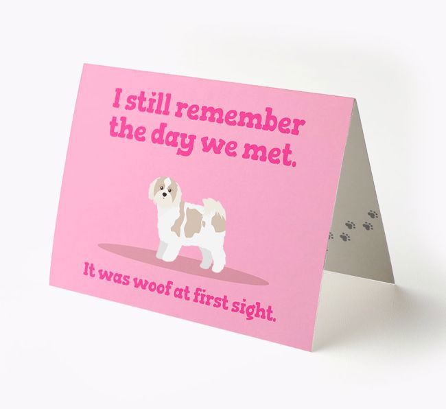 'The Day We Met' - Personalized {breedFullName} Card