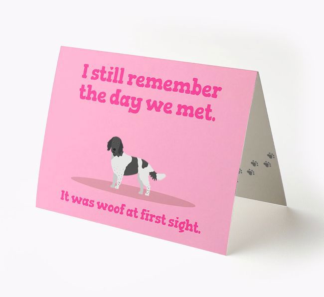 'The Day We Met' - Personalised {breedFullName} Card