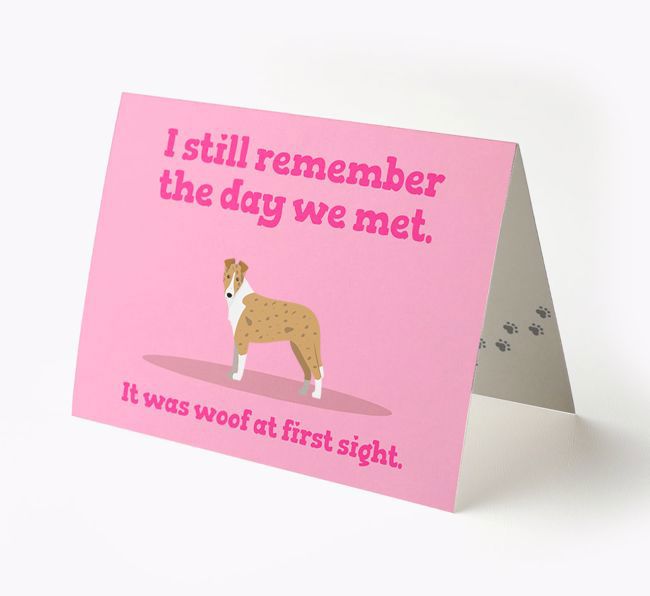 'The Day We Met' - Personalised {breedFullName} Card