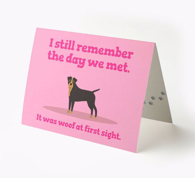 'The Day We Met' - Personalised {breedFullName} Card