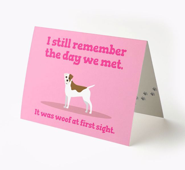 'The Day We Met' - Personalised {breedFullName} Card