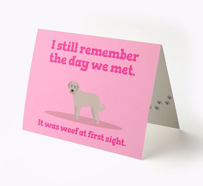 'The Day We Met' - Personalised {breedFullName} Card